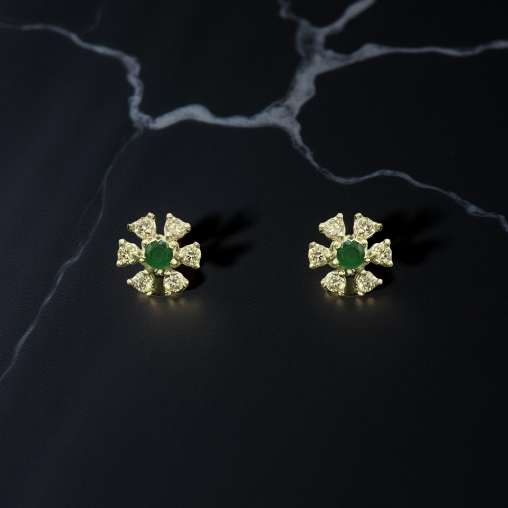 Emerald Studs