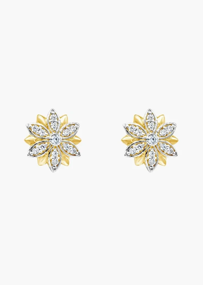 Golden Bloom Studs