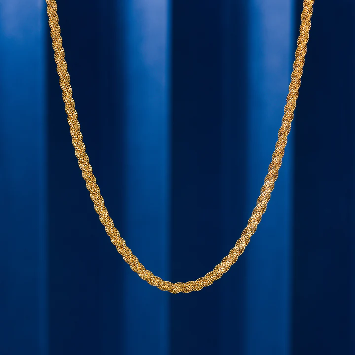 Inferno Twist Gold Rope Chain