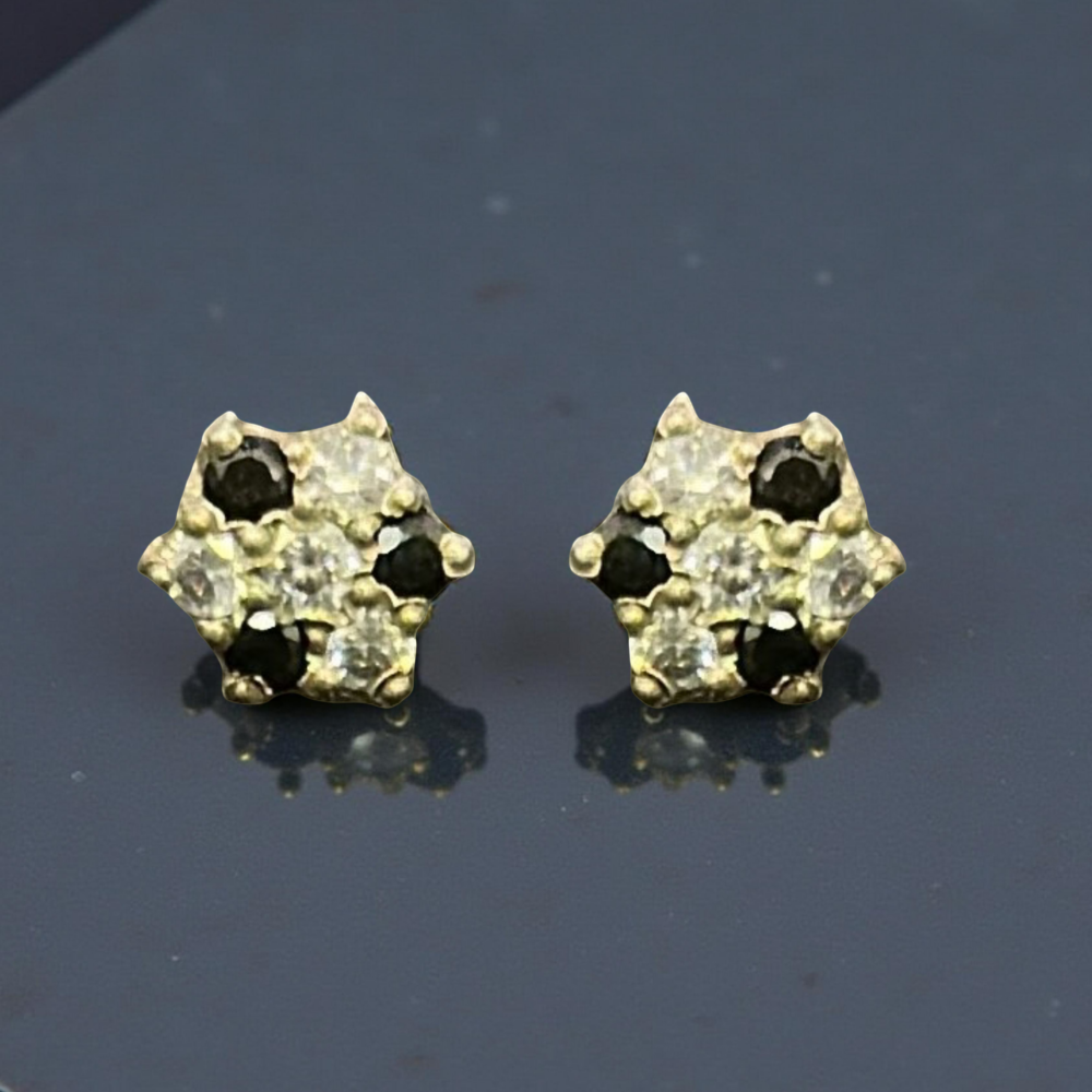 Silver Black Star Tops